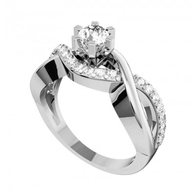 Alluring Solitaire diamond Engagement Ring